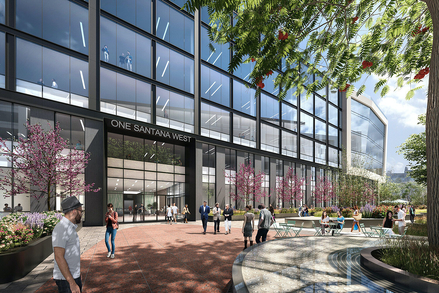 One Santana West entry view rendering by STUDIOS