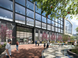 One Santana West entry view rendering by STUDIOS