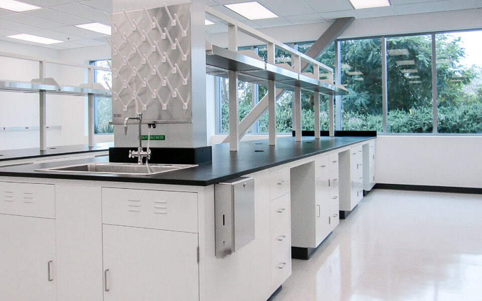 image of a science lab with no people